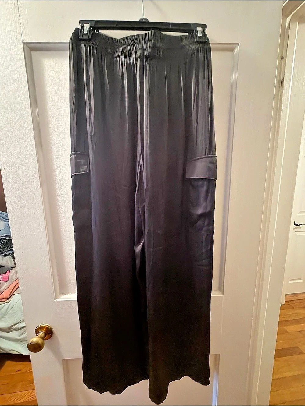 Rachel Zoe Black Wide Leg Pants Size Small Like New